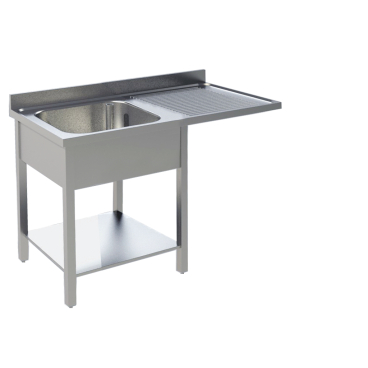 KBS Spülcenter 1 Becken links Breite 120cm B 1200 mm x T 700 mm x H 850 mm - Bild-Darstellung des Produktes 1
