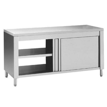 KBS Durchreicheschrank ohne Aufkantung B 200cm x T 70cm B 2000 mm x T 700 mm x H 850 mm - Bild-Darstellung des Produktes 1