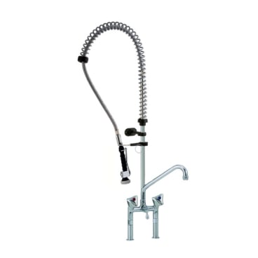 KBS STYL Knebel-Geschirrwaschbrause mit Schwenkhahn und Brausekopf NEW H 1170 mm - Bild-Darstellung des Produktes 1