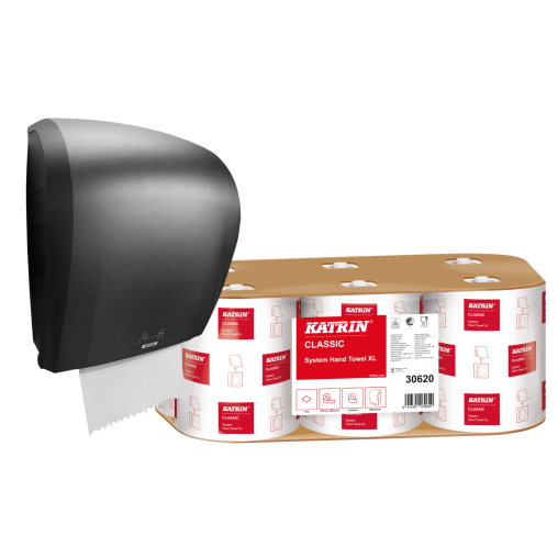 KATRIN Aktionsset Handtuchrollenspender + Handtuchpapierrolle