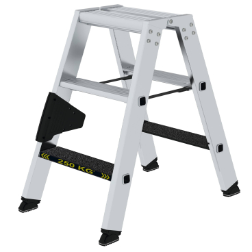 MUNK Stehleiter beidseitig begehbar mit clip-step R13 250kg 3 Stufen 1 Stück - Bild-Darstellung des Produktes 1