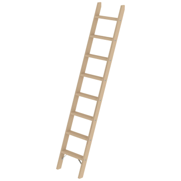 MUNK Holz-Anlegeleiter 8 Stufen 1 Stück - Bild-Darstellung des Produktes 1
