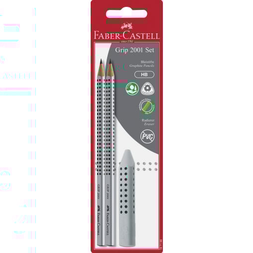 Faber-Castell Grip 2001 Bleistiftset HB