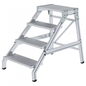 MUNK Aluminium Montagetritt starr 4 Stufen 1 Stück - Bild-Darstellung des Produktes 1