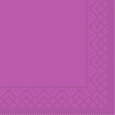 Mank Tissuewatte Serviette, 3-lagig 1 Karton = 1800 Stück, Farbe: violett - Bild-Darstellung des Produktes 1