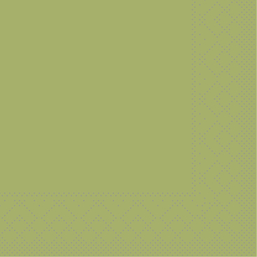 Mank Tissuewatte Serviette, 3-lagig 1 Karton = 1800 Stück, Farbe: olive - Bild-Darstellung des Produktes 1