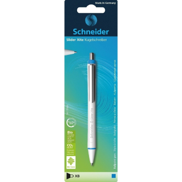 Kugelschreiber Slider Xite Druckmechanik XB blau Blisterkarte Kugelschreiber Slider Xite Druckmechanik XB blau Blisterkarte - Bild-Darstellung des Produktes 1