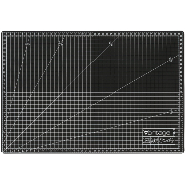 Schneidematte Vantage 10671 Kunststoff 45x30cm 3 mm schwarz/schwarz Schneidematte Vantage 10671 Kunststoff 45x30cm 3 mm schwarz/schwarz - Bild-Darstellung des Produktes 1