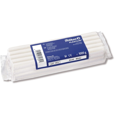 Knetmasse Plastilin 680 Farbe 1 weiß 1 kg Knetmasse Plastilin 680 Farbe 1 weiß 1 kg - Bild-Darstellung des Produktes 1