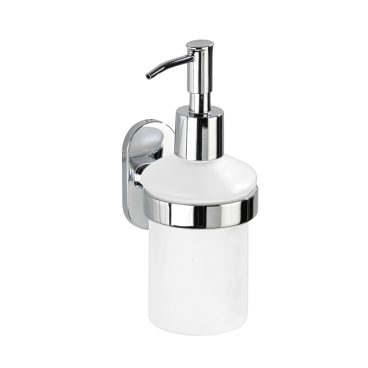 WENKO Seifenspender Premium Edelstahl rostfrei Befestigen ohne bohren ca 300 ml