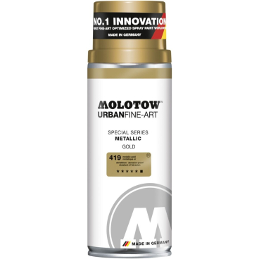 Farbspray Urban Fine-Art 400ml Metallic gold Farbspray Urban Fine-Art 400ml Metallic gold - Bild-Darstellung des Produktes 1