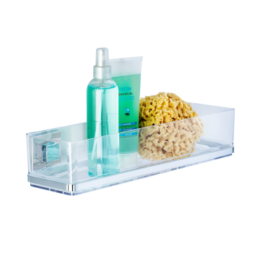 WENKO Quadro Vacuum-Loc Maxiablage, Edelstahl 1 Stück - Bild-Darstellung des Produktes 1