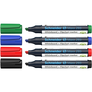 Board-Marker Maxx 293 nachfüllbar 2+5mm VE=4 Farben Board-Marker Maxx 293 nachfüllbar 2+5mm VE=4 Farben - Bild-Darstellung des Produktes 1