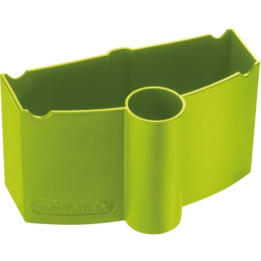 Wasserbecher mit Pinselhalter 6,2x6,4x10,7 grün Wasserbecher mit Pinselhalter 6,2x6,4x10,7 grün - Bild-Darstellung des Produktes 1
