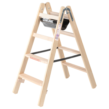 MUNK Holz Stufen-Stehleiter 2x4 Stufen 1 Stück - Bild-Darstellung des Produktes 1