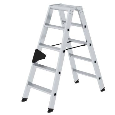 MUNK Stehleiter mit ergo-pad beidseitig begehbar 2x5 Stufen 1 Stück - Bild-Darstellung des Produktes 1