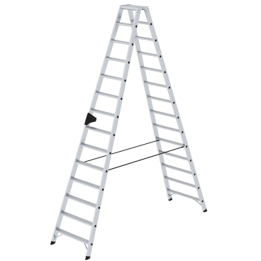 MUNK Stehleiter mit ergo-pad beidseitig begehbar 2x14 Stufen 1 Stück - Bild-Darstellung des Produktes 1