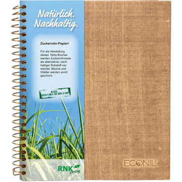 Notizbuch Econil - 17x22cm liniert 100 Blatt. Notizbuch Econil - 17x22cm liniert 100 Blatt. - Bild-Darstellung des Produktes 1