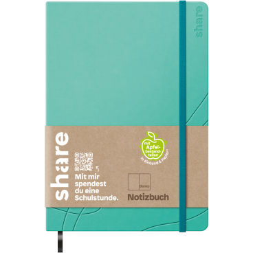 Notizbuch 4-0014515 A6 blanko türkis Notizbuch 4-0014515 A6 blanko türkis - Bild-Darstellung des Produktes 1