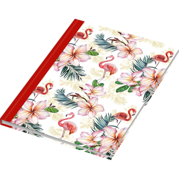 Notizbuch A5 Flamingo rot dotted 96 Blatt Notizbuch A5 Flamingo rot dotted 96 Blatt - Bild-Darstellung des Produktes 1