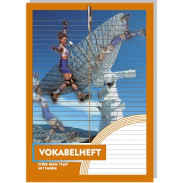 Vokabelheft - A4 32 Blatt 1 Trennlinie. Vokabelheft - A4 32 Blatt 1 Trennlinie. - Bild-Darstellung des Produktes 1