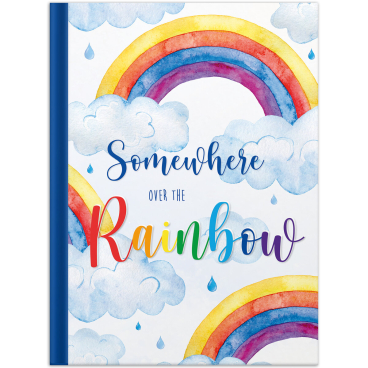 Notizbuch Over the Rainbow - A4 blanko 96 Blatt. Notizbuch Over the Rainbow - A4 blanko 96 Blatt. - Bild-Darstellung des Produktes 1