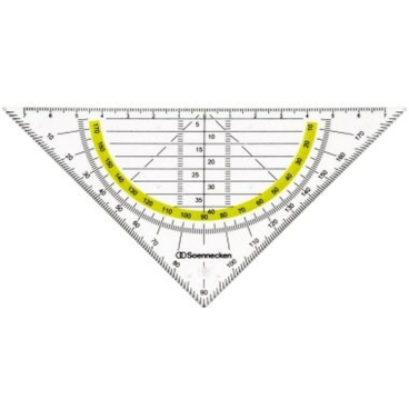 Geometrie-Dreieck 160mm transparent Geometrie-Dreieck 160mm transparent - Bild-Darstellung des Produktes 1