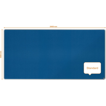 Filz-Notiztafel Premium Plus Aluminiumrahmen 2400x1200mm blau Filz-Notiztafel Premium Plus Aluminiumrahmen 2400x1200mm blau - Bild-Darstellung des Produktes 1