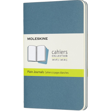 Notizheft Cahier Pocket A6 blanko Kartoneinband VE=3 Stück lebhaftes blau Notizheft Cahier Pocket A6 blanko Kartoneinband VE=3 Stück lebhaftes blau - Bild-Darstellung des Produktes 1