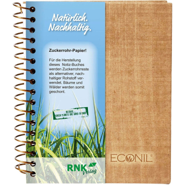 Notizbuch Econil - A6 liniert 80 Blatt. Notizbuch Econil - A6 liniert 80 Blatt. - Bild-Darstellung des Produktes 1