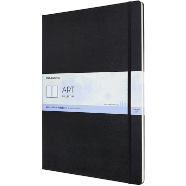 Aquarell-Notizbuch A3 200g/qm 30 Blatt Hardcover schwarz Aquarell-Notizbuch A3 200g/qm 30 Blatt Hardcover schwarz - Bild-Darstellung des Produktes 1