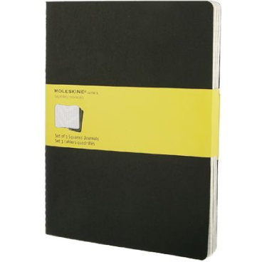 Notizheft Cahier XL 19x25cm VE=3 Stück kariert schwarz Notizheft Cahier XL 19x25cm VE=3 Stück kariert schwarz - Bild-Darstellung des Produktes 1