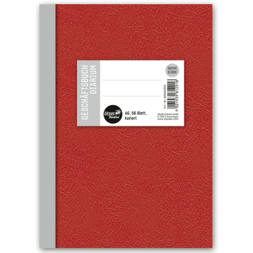 Geschäftsbuch A6 70g/qm Hartpappe 96 Blatt kariert Geschäftsbuch A6 70g/qm Hartpappe 96 Blatt kariert - Bild-Darstellung des Produktes 1