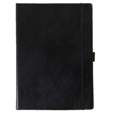 Notizbuch E-1744836 00 A5 HC 96 Blatt schwarz kariert Notizbuch E-1744836 00 A5 HC 96 Blatt schwarz kariert - Bild-Darstellung des Produktes 1