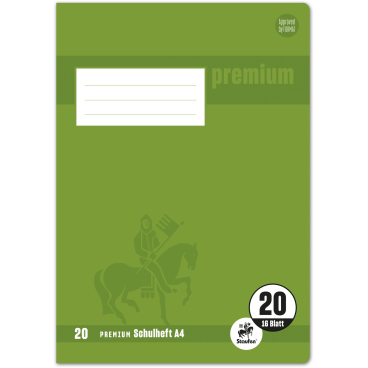 Schulheft Premium A4 16 Blatt blanco Schulheft Premium A4 16 Blatt blanco - Bild-Darstellung des Produktes 1