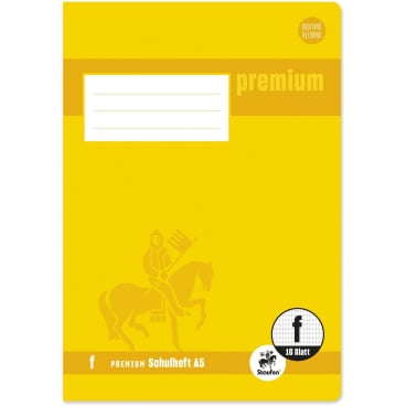 Schulheft Premium A5 16 Blatt Lineatur f rautiert Schulheft Premium A5 16 Blatt Lineatur f rautiert - Bild-Darstellung des Produktes 1