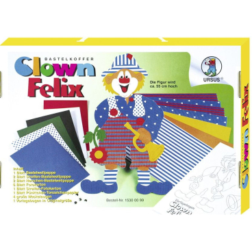 Bastelkoffer Clown Felix 25x35cm Bastelkoffer Clown Felix 25x35cm - Bild-Darstellung des Produktes 1
