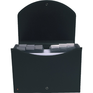 Fächermappe mit Griff Exacase green filing 13 Fächer schwarz Fächermappe mit Griff Exacase green filing 13 Fächer schwarz - Bild-Darstellung des Produktes 1