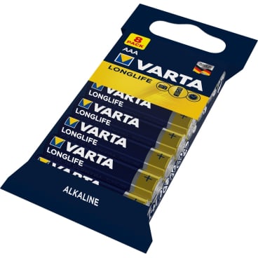 VARTA LONGLIFE Batterie AAA LR03 Micro 8er VARTA LONGLIFE Batterie AAA LR03 Micro 8er - Bild-Darstellung des Produktes 1