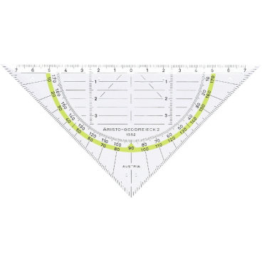 Geo-Dreieck ohne Griff 16cm Geo-Dreieck ohne Griff 16cm - Bild-Darstellung des Produktes 1
