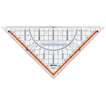 Geometrie-Dreieck 23cm mit Griff Geometrie-Dreieck 23cm mit Griff - Bild-Darstellung des Produktes 1