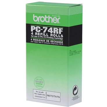 Thermotransferrolle Brother PC74RF VE=4 Stück Thermotransferrolle Brother PC74RF VE=4 Stück - Bild-Darstellung des Produktes 1