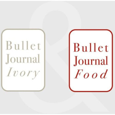 Einlagen für Bullet Journal 13x21 cm 2er Set 'Food Ivory' Einlagen für Bullet Journal 13x21 cm 2er Set 'Food Ivory' - Bild-Darstellung des Produktes 1