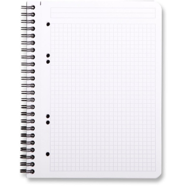 Notizbuch A5+ 80 Blatt Wire-O-Bindung 90g kariert schwarz Notizbuch A5+ 80 Blatt Wire-O-Bindung 90g kariert schwarz - Bild-Darstellung des Produktes 1