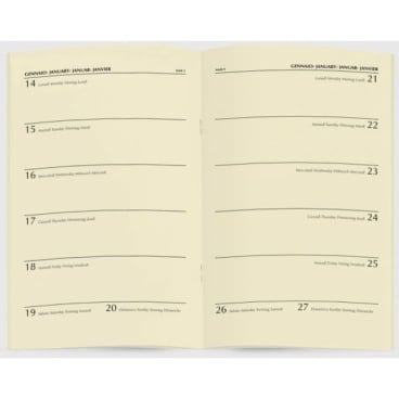 Bullet Journal 13x21 cm braun Bullet Journal 13x21 cm braun - Bild-Darstellung des Produktes 1