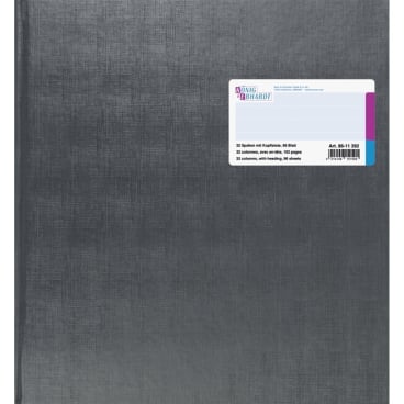Geschäftsbuch 27,7x25,8cm 96 Blatt 32 Spalten Geschäftsbuch 27,7x25,8cm 96 Blatt 32 Spalten - Bild-Darstellung des Produktes 1