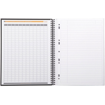 Notizbuch Notebook Rhodiactive A4 21x29,7cm 80 Blatt 90g liniert schwarz Notizbuch Notebook Rhodiactive A4 21x29,7cm 80 Blatt 90g liniert schwarz - Bild-Darstellung des Produktes 1