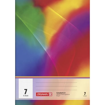 Schulheft A4 16 Blatt kariert Lineatur 7 Schulheft A4 16 Blatt kariert Lineatur 7 - Bild-Darstellung des Produktes 1