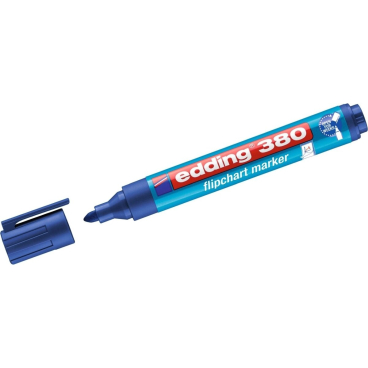 Flipchartmarker edding 380 nachfüllbar ca. 1,5-3mm blau Flipchartmarker edding 380 nachfüllbar ca. 1,5-3mm blau - Bild-Darstellung des Produktes 1