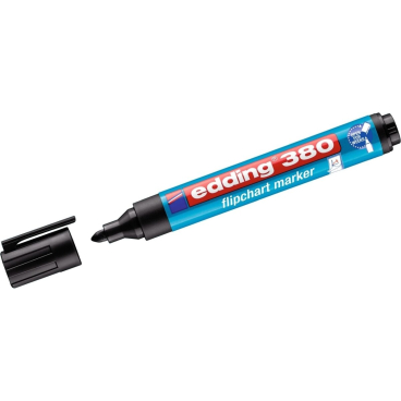 Flipchartmarker edding 380 nachfüllbar ca. 1,5-3mm schwarz Flipchartmarker edding 380 nachfüllbar ca. 1,5-3mm schwarz - Bild-Darstellung des Produktes 1